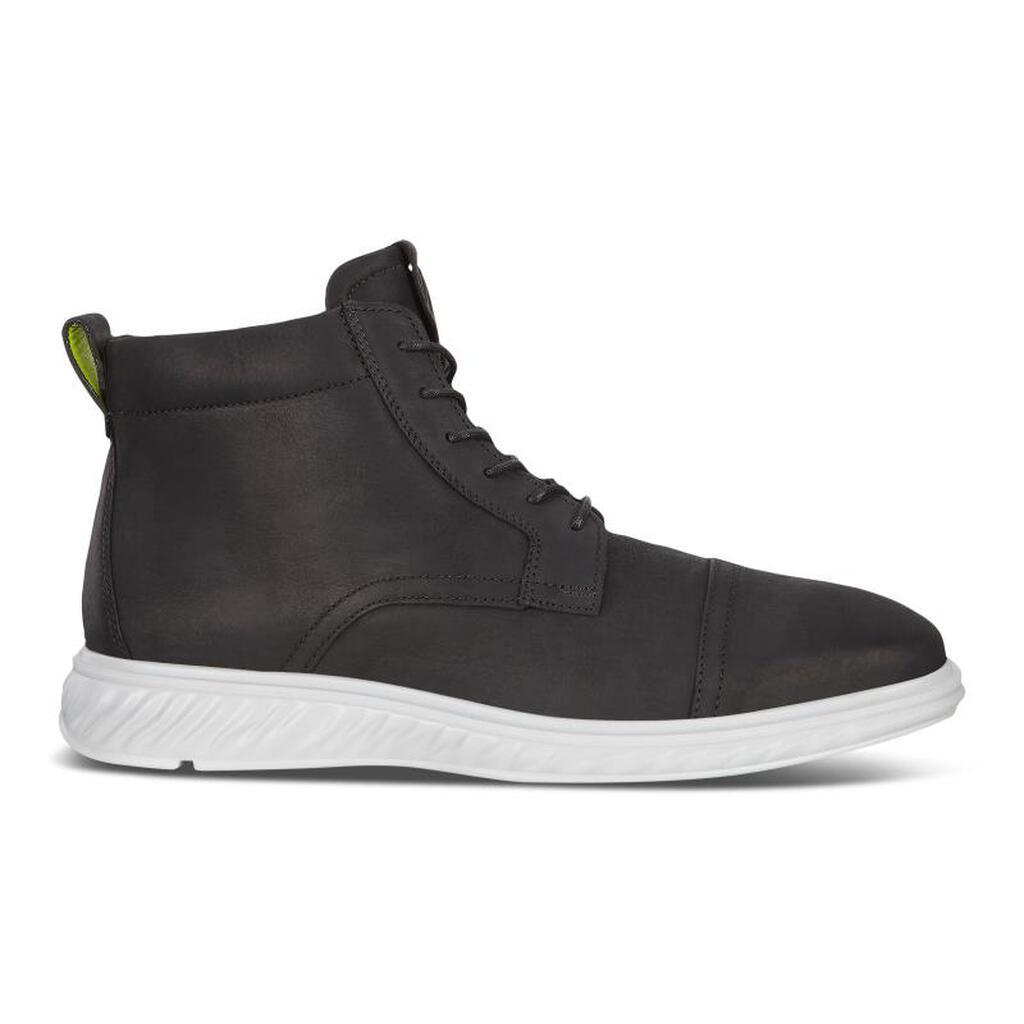 Ecco St.1 Hybrid Lite Toe Cap Mens Boots In Black Online - India RYD-348527